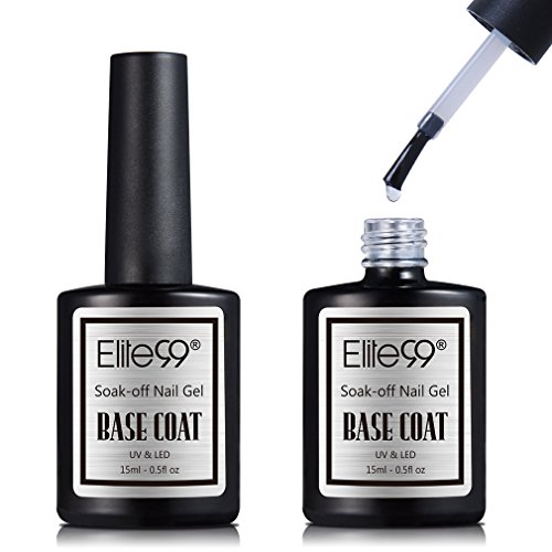 Elite99 LARGE 15ML Base Coat XL 50% Bigger Soak Off UV LED Gel Nail Polish Long-lasting