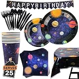 EL PAQUETE PERFECTO PARA FIESTAS. Todos los artículos de fiesta que necesitas para tu celebración justo aquí. Este conjunto es una mejor opción ya que podrás servir a 25 invitados, y puedes ver claramente lo que recibirás.
