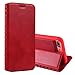 Produktbild Für iPhone 8 Plus & 7 Plus PU Retro Textur mit Absorption Horizontal Flip Ledertasche mit Halter & Kartensteckplätze ISEYMI-CE (Farbe : Rot)