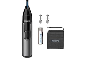 Philips Nose trimmer Series 3000 Nasenhaar-, Ohrenhaar- und Augenbrauentrimmer mit PrecisionTrim-Technologie (Modell NT3650/1