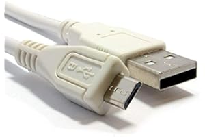 Tabsy®2M Long White Data Charging Cable for Amazon Fire 7",Fire HD 6,Fire HD7,Fire HD 8, Fire HD 10, Kindle Fire HDX 7.0 8.9”, Fire HD 7.0 8.9”,Kindle Paperwhite,Kindle Fire phone