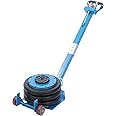KATSU Air Bag Jack 6600lbs 3 Ton Capacity Pneumatic Jack, Heavy Duty Quick Car Lifting Jack, Triple Bag, with Long Folding Handle and Two Wheels, for Auto Repairing Tyres Changing