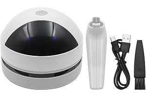 Tiardey Mini Table Vacuum Cleaner Portable USB Rechargeable Table Vacuum Cleaner for Cleaning Crumbs for Desktop Home Office and Car