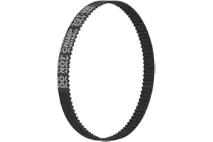 YUNSEITY Courroie de Distribution GT2 pour Imprimante 3D, Largeur de 6 Mm, Longueur de 300 Mm, Courroie de Distribution en Caoutchouc à Boucle Fermée, pour Imprimantes 3D, Traceur Intelligent,(GT2-300mm)
