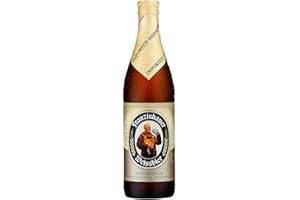 MAHOU Franziskaner Hefe-Weissbier Naturtrüb Cerveza, Pack de 20 Botellines de 50 cl, Con Ingredientes Naturales, Sabor Delicado y Refrescante, 5% Volumen de Alcohol