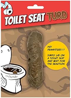WPN Fun Jokes, Pranks, Stocking Fillers, Gifts & Novelties (Toilet Seat Turd)