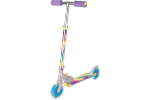 OZBOZZ TROTINETTE TIE Die avec Roues Lumineuses, Arc-en-Ciel