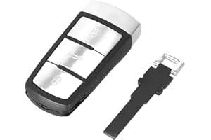 KUYUANSU 3 Boutons clé à Distance Intelligente Porte-clés sans clé pour VW Passat B6 3C B7 Magotan CC Coque de clé de Voiture pour 3C0 959752 BA 752 AD