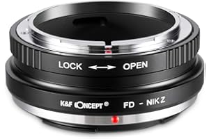 K&F Concept Bague Adaptation Objectif pour Monter Objectif Canon FD vers Boîtier Nikon Z (FD-Nikon Z)