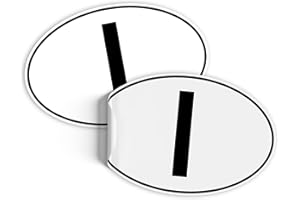 Finest Folia Set di 2 adesivi a norma DIN 17,5 x 11,5 cm, per auto, camion, camper, resistente alle intemperie, autoadesivi, R226 (16 Italia, adesivi)