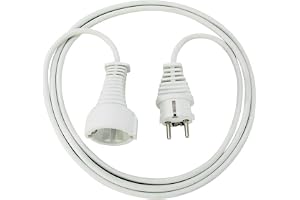 Brennenstuhl 1168120015 Plastförlängningskabel, Vit, 2m