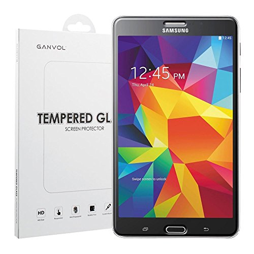 Ganvol Panzerglasfolie Samsung Galaxy Tab 4 7.0 Zoll SM-T230 T231 T235 Panzerglas Panzerfolie Echtglasfolie