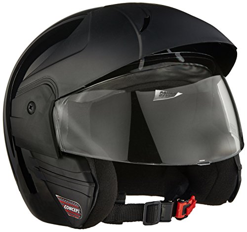 STUDDS Ninja Concept ECO Open Face Helmet (Black, Medium)