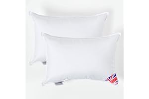 ‎HOMESCAPES Homescapes Super-Mikrofaser Füllkissen 30x40 cm – 2er-Set Kissen wie Daunen, hypoallergene Kissenfüllung/Innenkissen für Dekokissen wie Sofakissen & Bettkissen oder kleine Kopfkissen