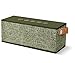 Price comparison product image Fresh 'n Rebel Rockbox Brick Fabriq Edition Army | Bluetooth/Wireless Fabric Stereo Speaker with 20 Hour Rechargeable Battery, Green,1RB3000AR