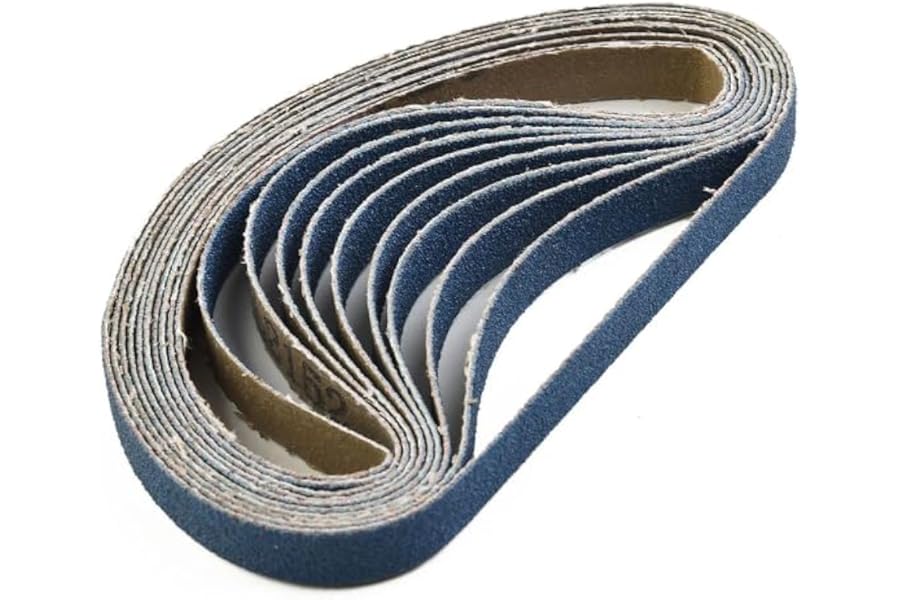 13mm x 533mm P60 Zirconia Abrasive Sanding Belts. Price per 10 belts.