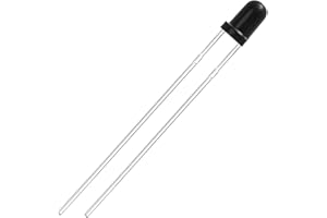 Chanzon 100 piezas 3mm Receptor de rayos infrarrojos IR 940nm Luces de diodo LED (lente redonda negra DC 20mA) Componentes electrónicos diodos emisores de luz indicadora