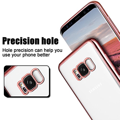 UBEGOOD Funda Samsung Galaxy S8 Galaxy S8 Carcasa Funda protectora Transparente Carcasa Case Bumper Delgado Enchapado Flexible TPU Funda Slim Silicona Case Cover para samsung galaxy S8 - Rosa reviews UBEGOOD Funda Samsung Galaxy S8 Galaxy S8 Carcasa Funda protectora Transparente Carcasa Case Bumper Delgado Enchapado Flexible TPU Funda Slim Silicona Case Cover para samsung galaxy S8 - Rosa