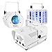 Produktbild Ibiza LED Licht- & Showeffekt Set White Derby kleine Nebelmaschine + Moonflower Lichteffekt & Disco-Strahler ( 14m³ Nebel pro Min, RGBWA, DMX) weiß