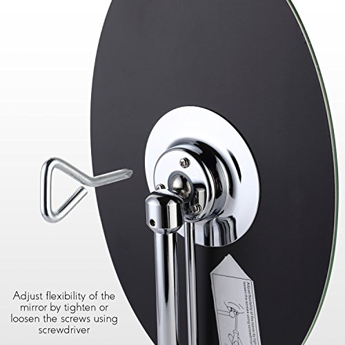 Miusco TabletopMakeupKosmetik Spiegel, Oval, 9.8×6.3 Zoll - 4