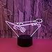 Produktbild LED 3D Schreibtischlampe Roller Nachtlicht 7 Farben Schreibtischlampe Geschenk für Freund