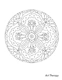 Image de Art Therapy Sketchbook: Sketchbook with therapeutic adult coloring mandala design on cover. Perfect for sketching, drawing, writing, journaling, ... h