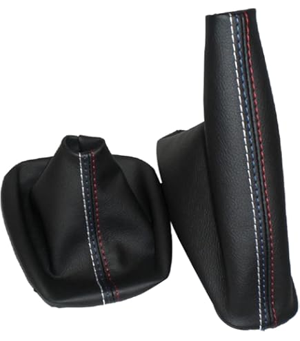 Soufflet Levier De Vitesses Et Frein A Main Land Rover Freelander 2 Cuir Noir