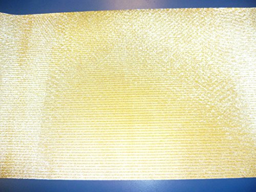 GOLD PAPER DISPOSABLE TABLE RUNNER FOR ALL OCCASIONS- 28 X 250 CM FOR OCCASIONS LIKE XMAS, CHINESE NEW YEAR, WEDDING, BIRTHDAYS ETC