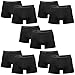 Produktbild PUMA Herren Basic Boxer Boxershort Unterhose 10er Pack (L, Schwarz)