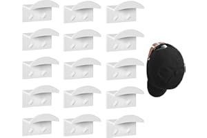 FYting Cap Rack 10 Pcs Hat Rack for Wall Hat Hanger Self Adhesive Cap Hanger for Wall Baseball Cap Storage Baseball Cap Holder Minimalist Hat Rack Hanging Hat Scarf for Wall Door(White)