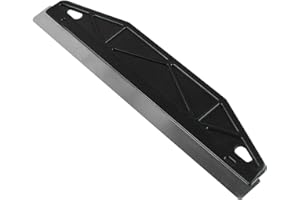 OTAIVE Paint Trim Guard, 11.4inch Multi-Purpose Straight Edge Tool Paint Wallpaper Scraper Paint Guide Painter's Trim Guard Stainless Steel Trim Guide Blad-e is Perfect Size for Precision Painting(Black)