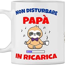 Tazza stampata con scritta – Angelo senza ali – Regali divertenti – Regalo per mamma, amici, compleanno, festa della mamma, San Valentino, Natale, per uomini e donne, colore bianco