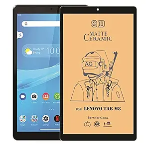 Glaxx Premium Matte Finish Screen Protector for Lenovo Tab M8 2nd Gen FHD with Easy Installation Kit (Black)