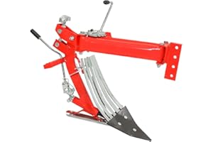 Bricoferr PT600062 Charrue réversible déplaçable pour motobineuse/motoculteur 4-7 ch