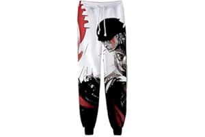 WANHONGYUE Anime One Piece Luffy 3D Gedruckt Sweatpants Jogginghose Cosplay Kostüm Sporthosen Trousers Trainingsanzug