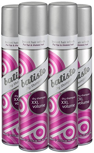 Batiste Dry Shampoo Spray XXL Volume 200 ml (Pack of 4)