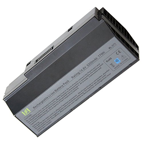 HASESS Asus Laptop Ersatzbatterie Notebook akkus für Asus G73G, G73, G53, G53JH ersetzt A42-G73, A42-G53, A42-G53 G73-52,14.8V 8 Zellen 5200mAh – 12 Monate Garantie - 2