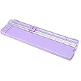 DIYCUT Paper Trimmer, Paper Cutters for Crafts, Portable Paper Guillotine, Interchangeable Cutting Blades, Cutting Board Cutter, Automatic Safety Lock Cutting