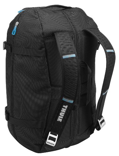 Thule Crossover Duffel Pack Reisetasche 40L  tragbar als Rucksack  Schwarz