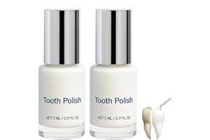 RAQQVY Miraloud Tooth Polish,Miraloud Tooth Paint,Natural Teeth Whitening Paint,White Teeth Paints,Instant Clean Smile,Portable & Long-Lasting Tooths Polish,Gentle Whitening Teeths Care,Easy to Use (2PC)