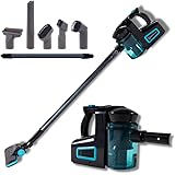 STARLYF Scopa Aspirapolvere senza fili Cordless Vac, Scopa Elettrica Potente 30000pa, Senza sacchetto, Accessori per tappeti,