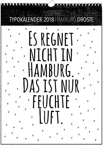 Preisvergleich Produktbild Typokalender Hamburg 2018
