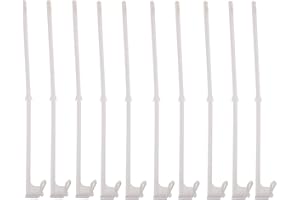 Housoutil 10 postes de bandera de coche, postes de bandera blancos para ventanas de coche, soporte de bandera de ventana de coche para vehículos, banderas de nación, banderas de advertencia