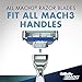Gillette Mach3 Turbo Refill Cartridges, 8-Count Box