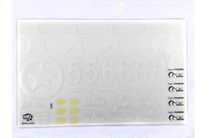 TOUCAN RC HOBBY Autocollant décoratif pour Henglong 1/16 USA M4A3 Sherman RC Tank 3898