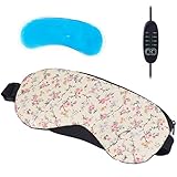 USB Dry Eye Mask, Hot Eye Mask for Women & Men Ajustable Reusable Washable Breat