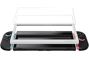 SAVAGE RAVEN by Skull & Co. Ochraniacz ekranu ze szkła hartowanego do Nintendo Switch 2, przyjazny dla obudowy, odporny na zarysowania, ochronny szklany ochraniacz ekranu (2-pak) z ramką EZ-Align