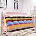 Produktbild LJHA Kissen Dreieck Kissen Kissen Stuhl Kissen Bett große Kissen Rückenlehne waschbar (Farbe : C, größe : 135cm)