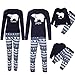 Produktbild Transwen Weihnachten Festlich Familien Outfit, Mama Daddy Ich Papa Kleine Bär Top + Schneeflocke Hose Familie Set Kleidung Sleepwear Sweater Set (80, Baby)