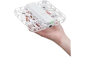 HOVERAir X1 Telecamera Auto-Volante, Video HDR con Drone Tascabile, Decollo sul Palmo, Percorsi di Volo Intelligenti, Follow-me Action Camera con Controllo a Mani Libere, Bianco (Standard)